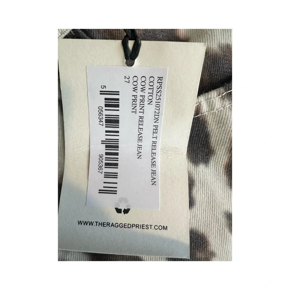 The Ragged Priest Cow Print Jeans - Picture 4 of 5